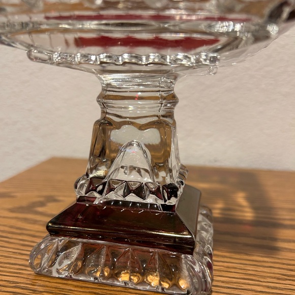 Westmoreland Ruby Red Glass Candy Dish/Compote - Picture 5 of 6